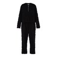 thumbnail image 4 of No Boundaries Embossed Fleece Hoodie & Joggers Set, 2-Piece, Women's, 4 of 4