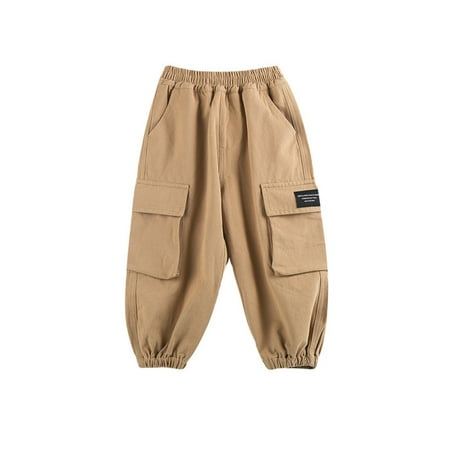 

Kids Girls Pants Solid Color Cool Cotton Pocket Street Style Hop Clothes Child All Season Soft Trendy Leisure Outwear Children s Day Gift Sweatpants Trousers