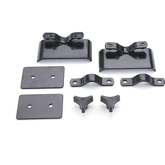 78 in. Full Size Side Channels Extended Cab Bed, Black