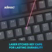 Adesso EASYTOUCH150 Ergonomic Mechanical Keyboard with Cherry MX Brown Switches