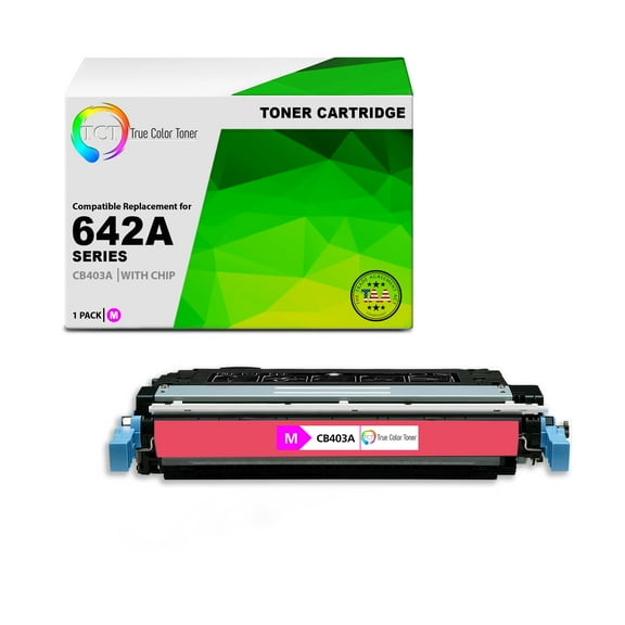 TCT 642A Magenta Toner Cartridge - TAA Compliant Compatible Replacement for HP 642A B403A