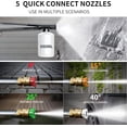 thumbnail image 4 of FOTING 5000 PSI at 3.2 GPM Electric Pressure Washer, with Total Stop System and GFCI protection,Green, 4 of 6