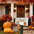 thumbnail image 2 of Autumn Fall Harvest Mailbox Covers Magnetic Standard Size 21" X 18" Waterproof Welcome Pumpkin Mailbox Wraps Post Letter Box Cover for Garden Yard Home Thanksgiving Decor Outdoor Decorations, 2 of 6