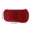 thumbnail image 4 of Unique Bargains Car Style Eyeglasses Case Lightweight Eyeglasses Storage 6.69"x2.95"x2.17" Red, 4 of 5