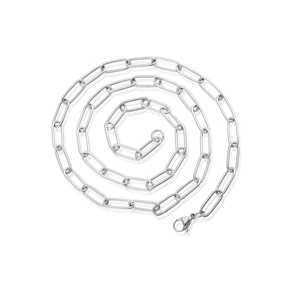 ELYA Jewelry Women's Adjustable Paperclip Necklace - Large - 28"