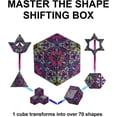 thumbnail image 2 of SHASHIBO Gift Box of 4 - Award-Winning, Patented Fidget Cube w/ 36 Rare Earth Magnets - 3D Magic Cube–Shashibo Cube Magnet Fidget Toy Transforms Into Over 70 Shapes (Chaos - Artist Series), 2 of 9