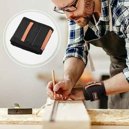 

Mittory Compartment Magnetic Wristband Tool Storage Wrist Strap Screw Suction Pick