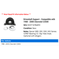 thumbnail image 2 of Driveshaft Support - Compatible with 1988 - 2000 Chevy C3500 1989 1990 1991 1992 1993 1994 1995 1996 1997 1998 1999, 2 of 2