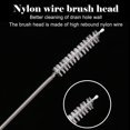 thumbnail image 4 of Teissuly 60 Inch Long Pipe Cleaner Flexible Tube Cleaning Brush Fridge Cleaning Tool,Stainless Steel Kitchen Drain Tube Cleaning Brushes Sink Fridge Skinny Pipe Drain Dredge Cleaning Tool, 4 of 9