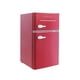 Magic Chef Retro Mini Refrigerator 3.2 cu. ft. 2-Door Fridge in Red ...