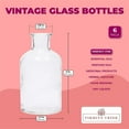 thumbnail image 5 of Farmlyn Creek Narrow Jar Vases - 2.8 in x 5 in, 7.5 oz, 6 Pack, Clear Glass - Apothecary-Style Jars & Glass Bottle Vases for Propagation & Mini Decorative Bottles, 5 of 10