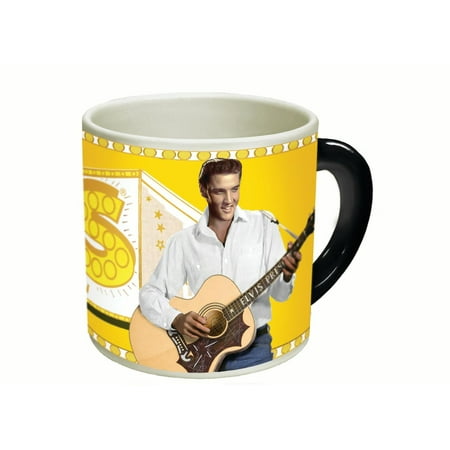 Timeless Elvis Heat Changing Coffee Mug - Add Hot Liquid and Watch Elvis go from Vegas to