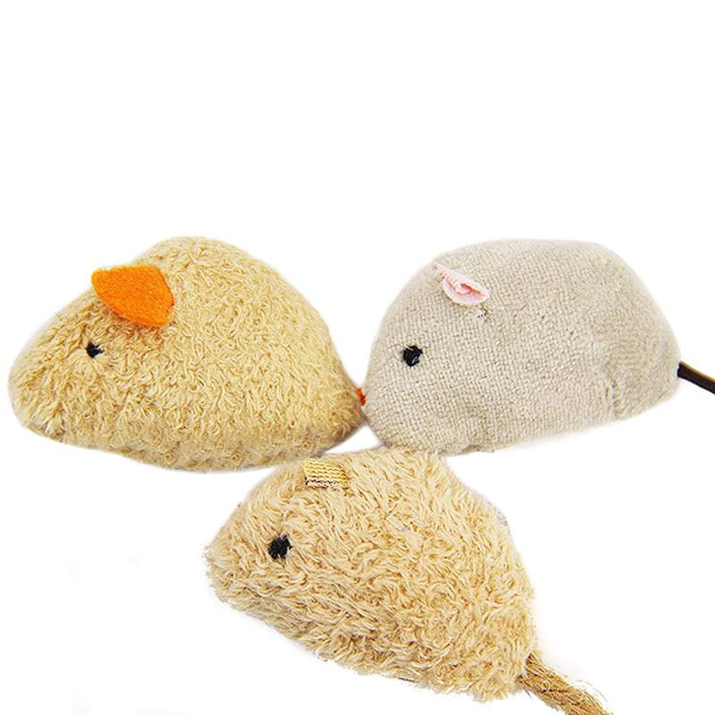 Fur mouse cat toy online