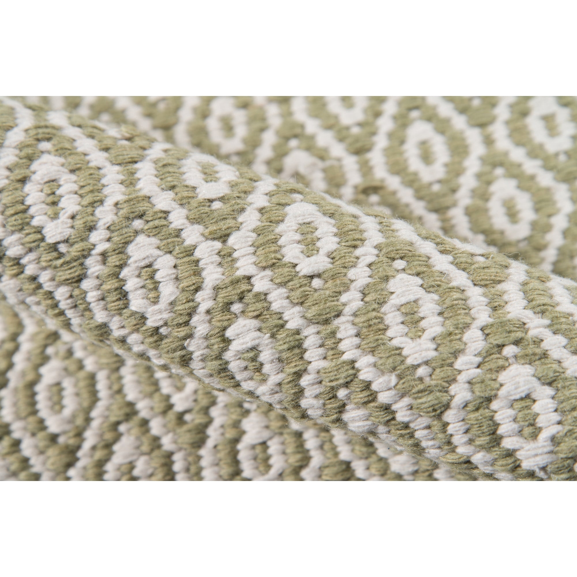 Erin Gates by Momeni Newton Davis Green Hand Woven Indoor Outdoor Rug 3'6" X 5'6"