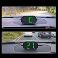 thumbnail image 2 of Zootealy High-Definition 3-Inch HUD with MPH Display - Easy Plug-and-Play Operation - Black ABS Material - White and Green Word Color Options, 2 of 6