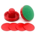 thumbnail image 1 of Pousse-hockey sur Air et Rondelles de Hockey sur Air Rouges, Excellents Poignées de But, Palettes, Accessoires de Remplacement pour Tables de Jeu, 1 of 5