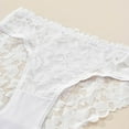 thumbnail image 6 of Posijego Womens Floral Lace Panties Plus Size Bikini Underwear Mid Waist Breathable Comfortable Stretchy Briefs for Ladies, 6 of 9