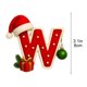 thumbnail image 3 of Colgante de Árbol de Navidad Acrílico 2D | Adorno con Iniciales de 26 Letras | Decoración Navideña de Doble Cara para Árbol de Navidad, Hogar, Mochila y Coche | Regalo Familiar para Fiestas de Navida, 3 of 5