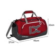 thumbnail image 3 of JShteea Deportiva Poliéster Mochila Deportiva Gran Capacidad para Hombres Y Mujeres (rojo Blanco), 3 of 7