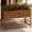 Dark Brown + Wood, variant on LANKANG Elevated Raised Garden Planter Bed With Support Legs Lower Storage Rack Breathable Fabric Liner Included Tall Standing Plant Growing Station For Patio Backyard Balcony