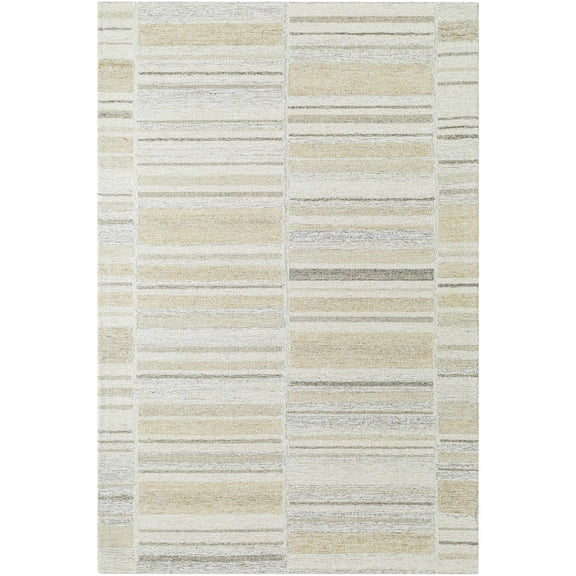 BoutiqueRugs Vivek Contemporary Area Rug - Light Silver, Ash - 2' x 3'