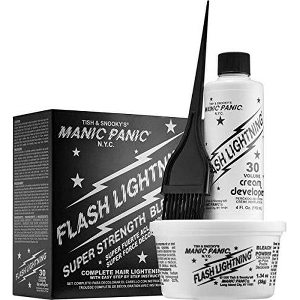 Diy Hair Lightening Bleach Kit For Turning Dark Brown Or Black Hair To Blonde Walmart Com Walmart Com