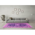 thumbnail image 3 of Ahgly Company Indoor Rectangle Medallion Purple Traditional Area Rugs, 7' x 9', 3 of 4