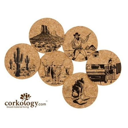 Corkology  Old West Cork Coaster Sets