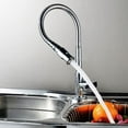 thumbnail image 3 of LSWDJ gK049C Copper Chrome Kitchen Sink Faucet, 3 of 5