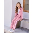 thumbnail image 3 of Arshiner Girls 2 Piece Outfits Sweatsuits Zip Up Hoodie Sweatshirt and Sweatpant Athletic Tracksuit Jogger Set, 3 of 6