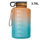 thumbnail image 3 of Botella de agua motivacional de 3,78 l Naiovety naranja verde, 3 of 6