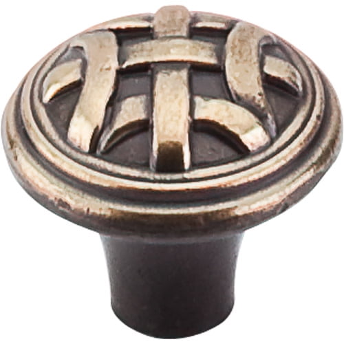 Top Knobs M166 Dark Antique Brass Celtic 1" Mushroom ...