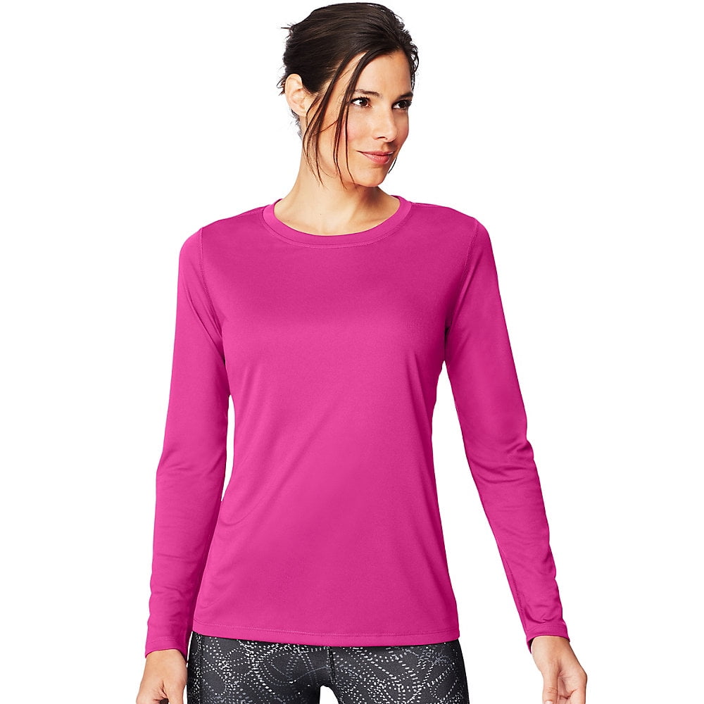 hanes cool dri long sleeve walmart