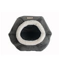 thumbnail image 4 of Armarkat Cat Bed Model C80CSH/MB Gray Velvet, 4 of 6