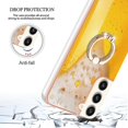 thumbnail image 4 of Funda para Samsung Galaxy S23+ 5g con galvanoplastia de doble cara IMD y soporte para anillo (sonrisa), 4 of 5