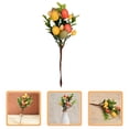 thumbnail image 4 of Centro de mesa de Pascua con hojas artificiales de eucalipto, huevos de colores, arreglo floral primaveral, rama de huevo de Pascua para decoración del hogar, 4 of 7