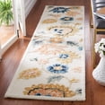 thumbnail image 2 of SAFAVIEH Metro Naira Floral Runner Rug, Ivory/Grey, 2'3" x 9', 2 of 8