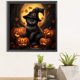 thumbnail image 2 of Pintura de diamante con cuentas cuadradas 5D DIY, Kit de decoración de gato negro de Halloween, 45x45cm Hugtrwg Para estrenar, 2 of 9