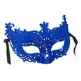 thumbnail image 2 of Glitter Masquerade Disfraces Accesorio Disfraces Carnaval Eye para sesión de fotos festiva Noche de baile Parejas y Vestir , Azul Yinane Cubierta de la mascarada, 2 of 7