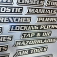 thumbnail image 5 of 12/24 Pack of Magnetic Toolbox Labels, 3D Printed Personalized Metal Labels for Tool Boxes and Drawers, Durable Garage Storage Organization Magnets, Easy to Apply and Remove, 5 of 7