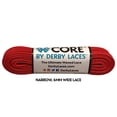 thumbnail image 1 of Derby Laces CORE Lacets Cirés Étroits 6mm pour Patins à Roulettes, Patins à Roulettes, Bottes et Chaussures Régulières (Rouge, 108 Pouces / 274 cm), 1 of 1