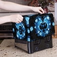 thumbnail image 5 of HELLHERO Dolphin Hibiscus Print Toaster Cover, 4 Slice Anti Fingerprint Toaster Dust Protector with Adjustable Drawstring, Universal Waterproof Kitchen Appliance Cover, 5 of 8