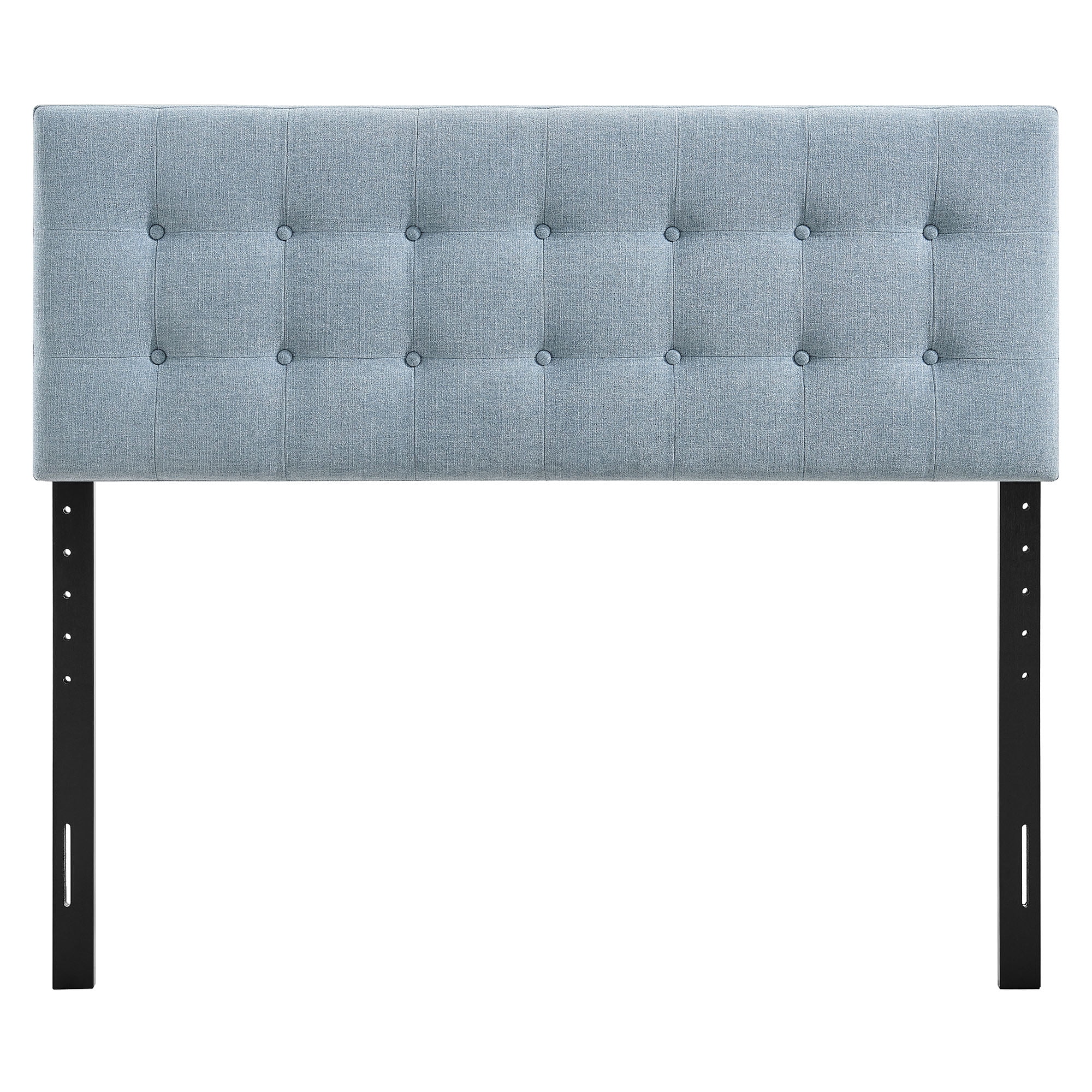 Emily Fabric Upholstered Full Size Headboard in Sky Blue