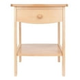 thumbnail image 4 of Pemberly Row Transitional Solid Wood Nightstand with Drawer in Natural, 4 of 11