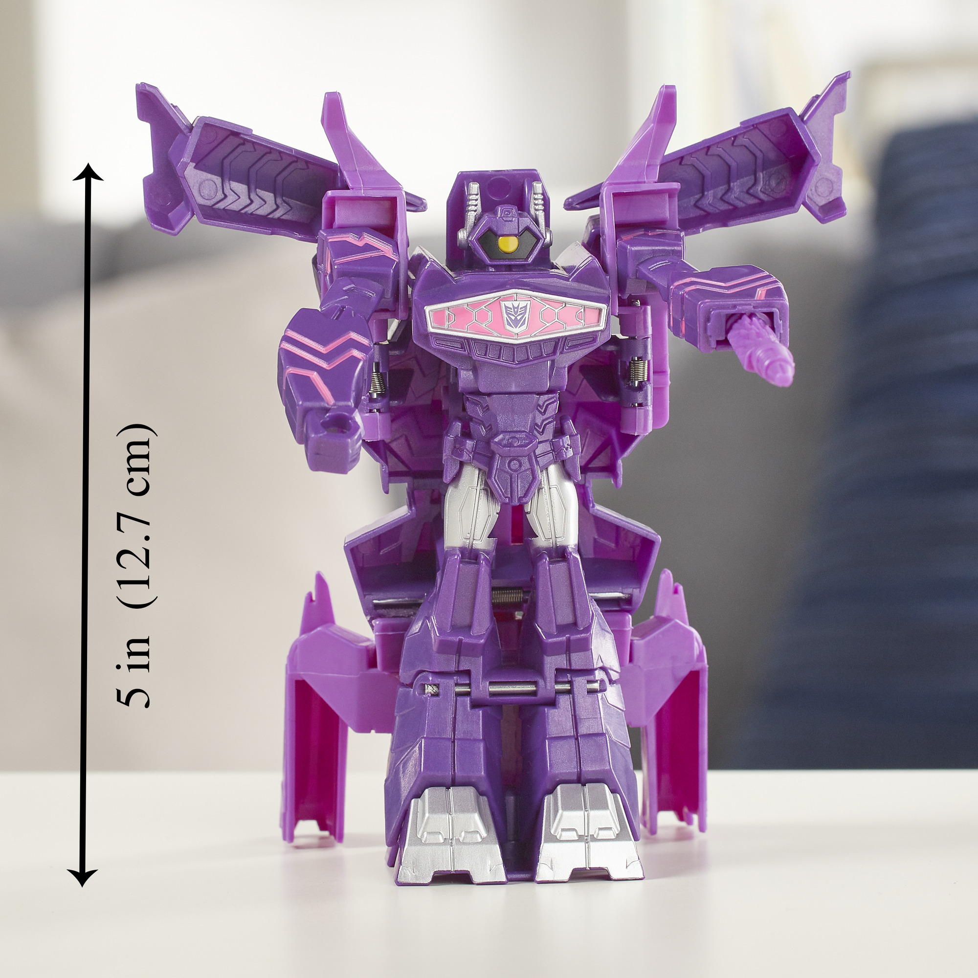 Transformers Cyberverse Action Attackers: 1-Step Changer Shockwave Action Figure - image 5 of 10