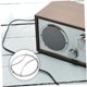 thumbnail image 5 of Moluckfu Rejilla Para Bocina De 8 Pulgadas Para Y De Audio Plateada, 5 of 8