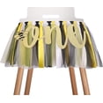 thumbnail image 3 of Bandera decorativa para silla alta de bebé con temática de abejas y animales para fiesta de cumpleaños de un año, 3 of 6