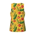 thumbnail image 6 of Sigee Colorful Vegetables for Men's Workout Tank Top, Athletic Gym Sleeveless Shirt - Quick Dry, Lightweight, Breathable Large, 6 of 9