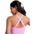 thumbnail image 4 of Top Tankini CRZ YOGA Cuello Cuadrado con Relleno y Fruncido Rosa Talla L, 4 of 4