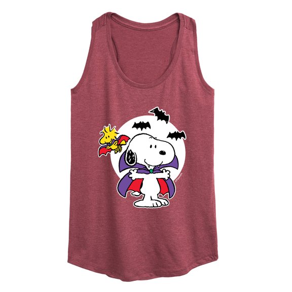 Peanuts - Snoopy Woodstock Vampire - Women's Racerback Tank Top